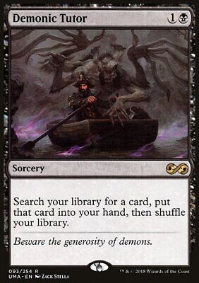 MTG Magic the Gathering Demonic Tutor (93/271) Ultimate MTG Magic the Gathering Demonic Tutor (93/271) Ultimate