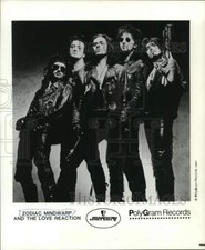 1987 Press Photo Singer Zodiac Mindwarp and the Love Reaction - hcp73046 1987 Press Photo Singer Zodiac Mindwarp and the Love Reaction - hcp73046