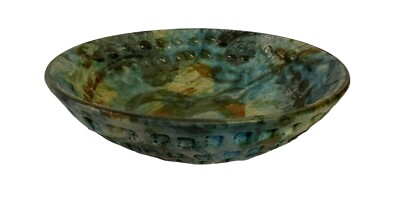 Alvino Bagni For Raymor MCM Sea Garden Glazed Art Pottery Bowl 9 1/4''