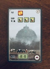 Scythe | Purple Factory Card #8 | Official Replacement/Extra Game Piece