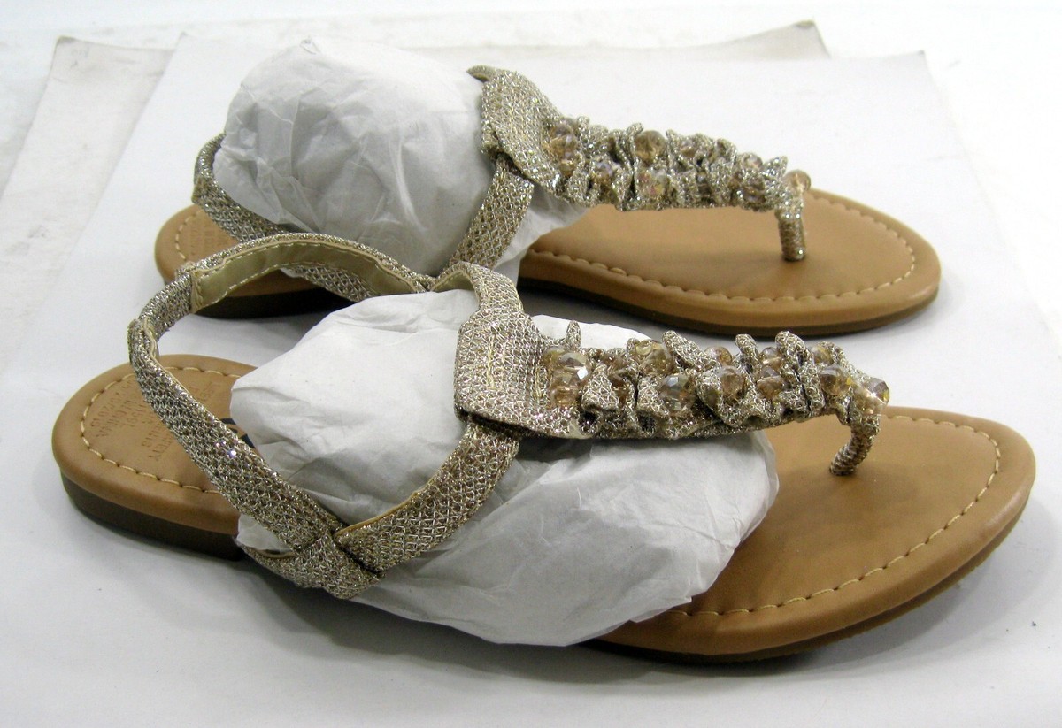 Soda Summer GOLD Back Strap Cute Shoes Sandals GIRL Size 11 | eBay