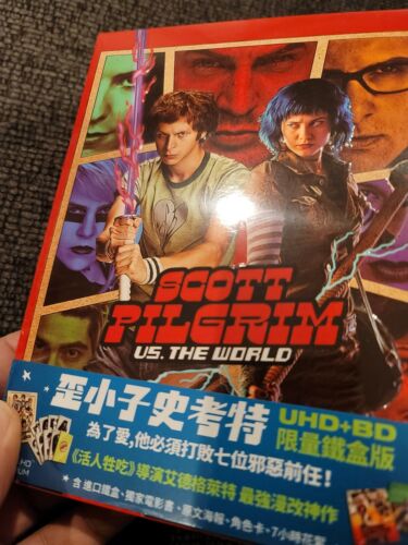 SCOTT PILGRIM Vs THE WORLD 4K UHD Blu-ray Steelbook FULL SLIP Booklet RegionFree - Picture 2 of 6