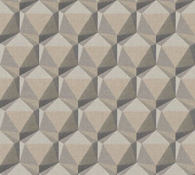 Profhome 387481-GU Grafik Tapete Retro matt beige grau taupe 5,33 m2