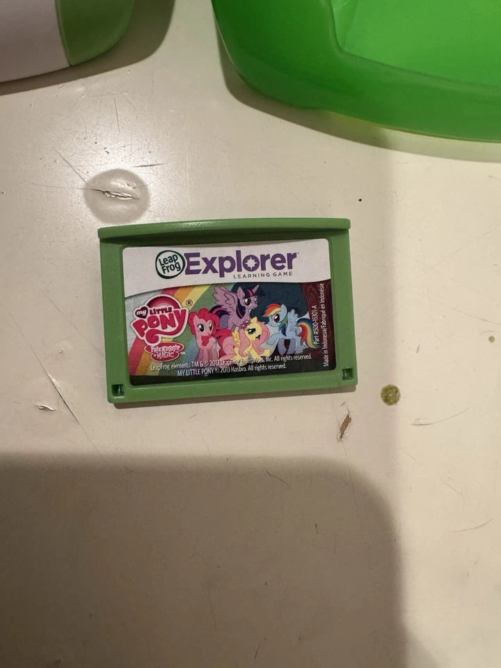 Leap Frog LeapPad #32200 Green/white With 1 Game Tested - Image 3 of 4