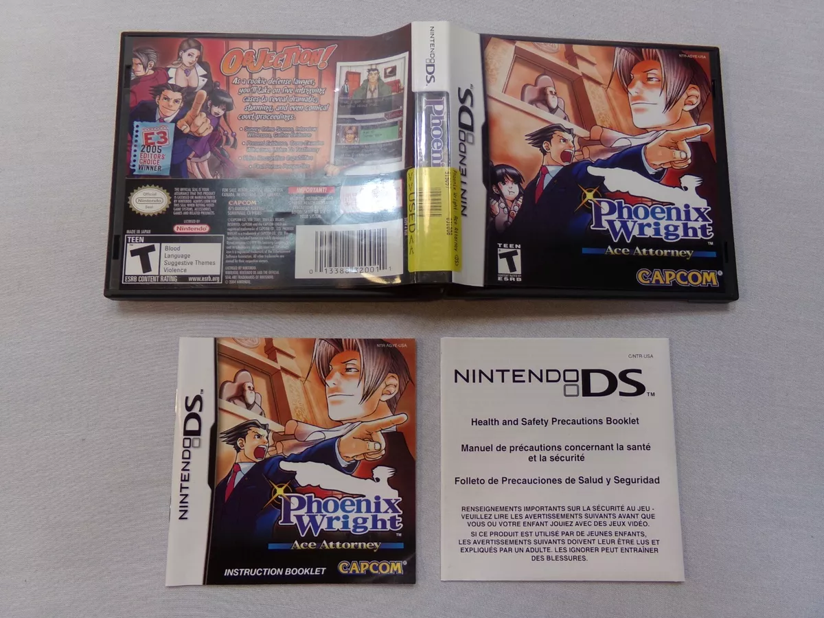 E-rated” Ace Attorney Investigations: Miles Edgeworth cartridge