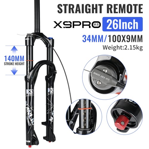 XC AM Mountain Bike Suspension Air Front Forks 26 27.5 29 Inch 140/160MM Travel - Picture 15 of 42