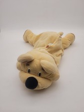 Vintage Fisher Price Rumple Bear Honey Yellow Plush Floppy 17"