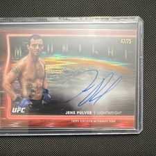 2025 Topps Midnight UFC Jens Pulver #HNS-JR Horizon Signatures Autograph /75