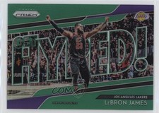 2018-19 Panini Prizm Get Hyped! Green Prizm LeBron James #4 0x8e