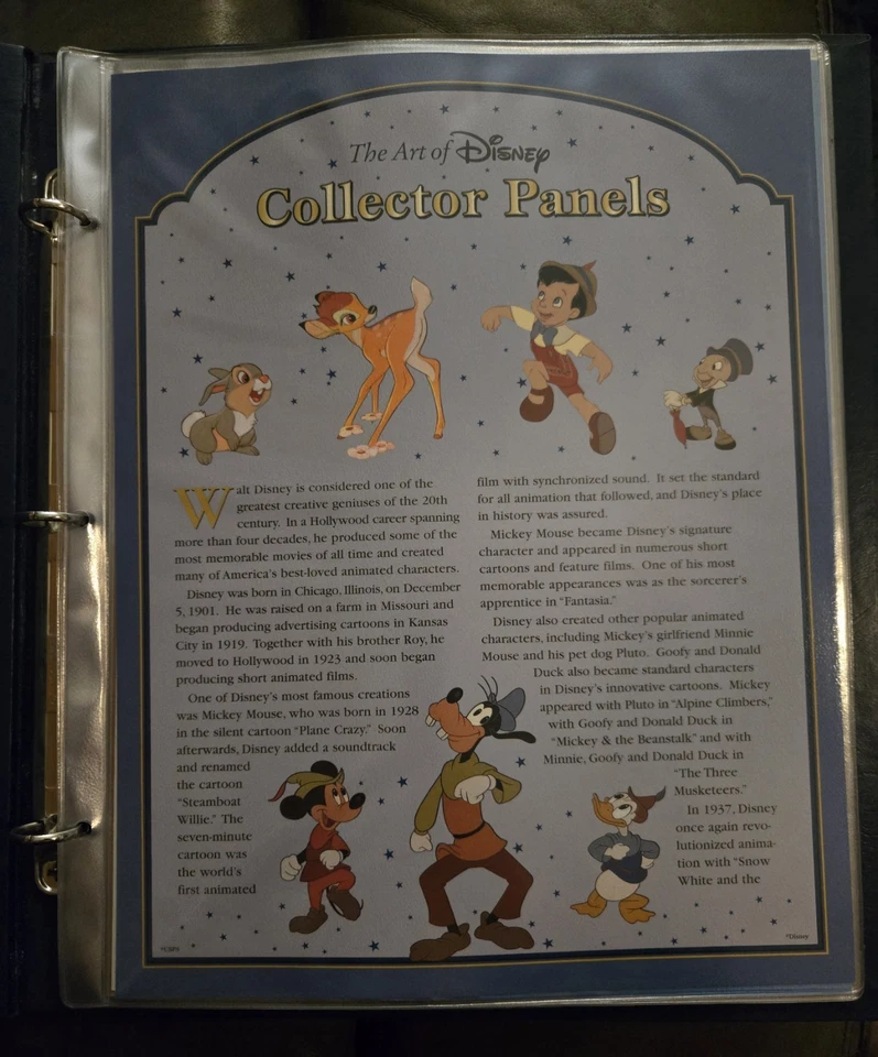 The "Art of Disney Collector Panels" Postal Commemorative Society - Image 3 of 4