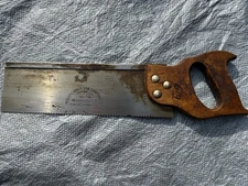 Vintage Pennsylvania Saw Corporation No. 78 Box Saw 12” Blade 11 Tpi