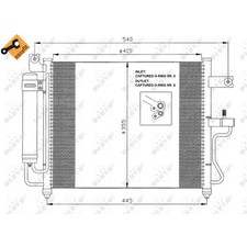 Condensateur Hyundai ACCENT