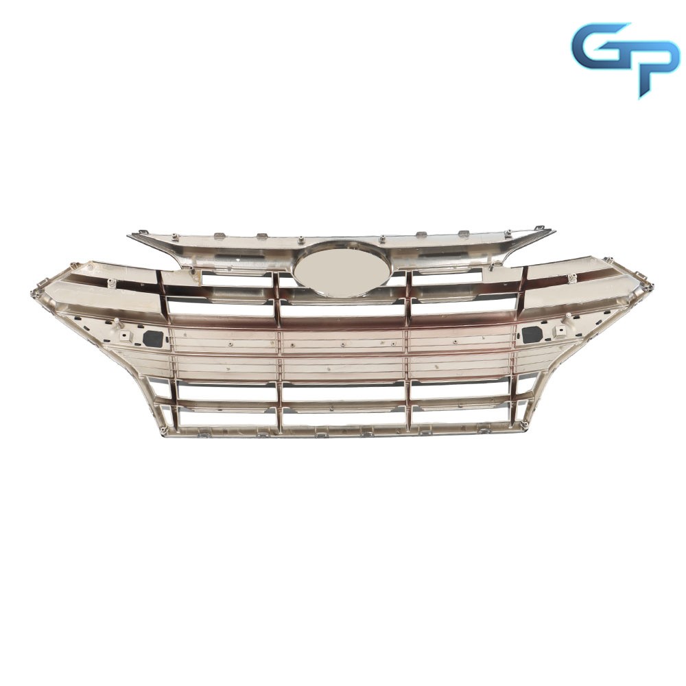 Upper Grille+Fog Lights Bracket Molding Set Front For Hyundai Elantra 2019 2020