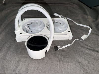 NZXT Kraken Elite 240 RGB 2x120mm AiO Liquid CPU Cooler - White