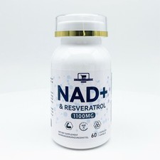 Premium Anti-Aging NMN Formula 1100mg 60 Capsules NMN + Resveratrol Anti-Aging
