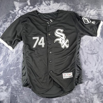 Size 44 Majestic MLB Chicago White Socks #74 Jimenez Baseball Jersey Flex