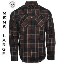 DIXXON FLANNEL - DRIFTER Flannel Shirt- 10 YR - Men's Large