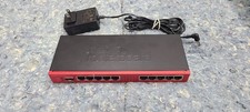 MikroTik RB2011iLS-IN 10 Ethernet Ports Router - Red