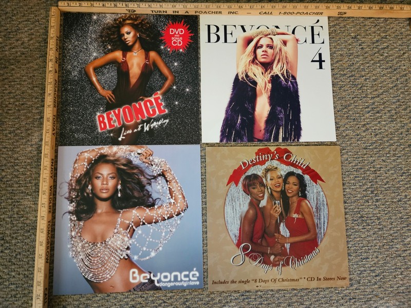Beyonce Destiny's Child Promotional Poster Flats 12 X 12   Rare 