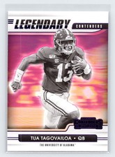 2021 Panini Contenders Draft #11 Tua Tagovailoa Legendary Contenders Purple