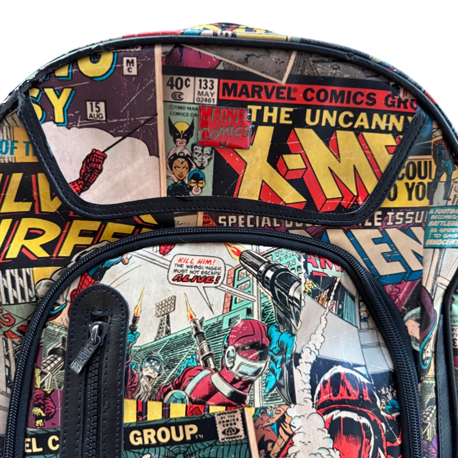 Marvel Comics X-Men Backpack With Comic Print Des… - image 3