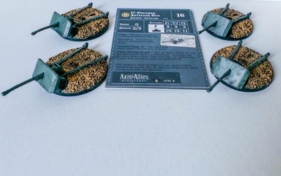 1x 17-Pounder Antitank Gun 13/45 Contested Skies Axis & Allies Miniatures
