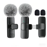 Lavalier Microphone Wireless Audio Video Recording Mini Mic For Android/iphone