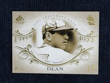 2005 SP Legendary Cuts - Jay Dizzy Dean - St. Louis Cardinals - #17