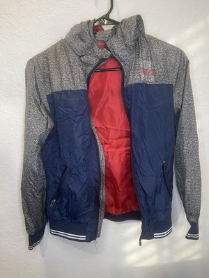H&M Kids Wind Breaker Removable Hood All Star NYC Size 8-10y