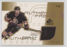 2001-02 SP Game Used Edition Authentic Fabric Gold 81/300 Radek Bonk #AF-BN 5rq