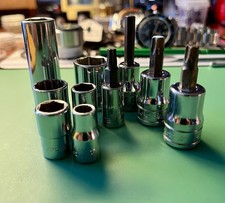 Snap On Misc/lot Of 10 Sockets