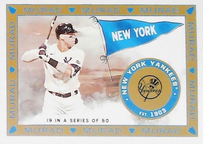 2021 Topps Allen & Ginter T51 MURAD REIMAGINED #MR-19 AARON JUDGE YANKEES