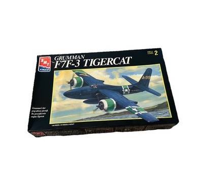 AMT-ERTL 8843 1:48 Scale USMC GRUMMAN F7F-3 TIGERCAT Plastic Model Kit NOS