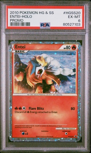 Entei graded PSA 6 for sale on eBay