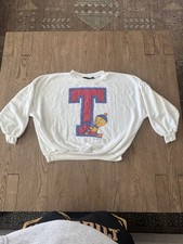 Vintage 1985 Tweety Bird Crewneck Sweatshirt Warner Bros USA Made Cropped Boxy