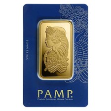 100 gram Gold PAMP Suisse Lady Fortuna Veriscan® Bar w/ Assay 4538.83 per troy oz