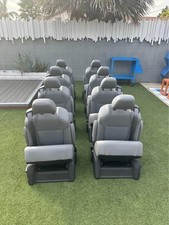 8 Sprinter Van Conversion Seats. From 2021 - 2026 Toyota Sienna Gray Leather.