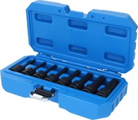 "Brilliant Tools 1/2\" Kraft Bit-Stecknuss Satz, Torx, 8-Tlg, T30 - T80"