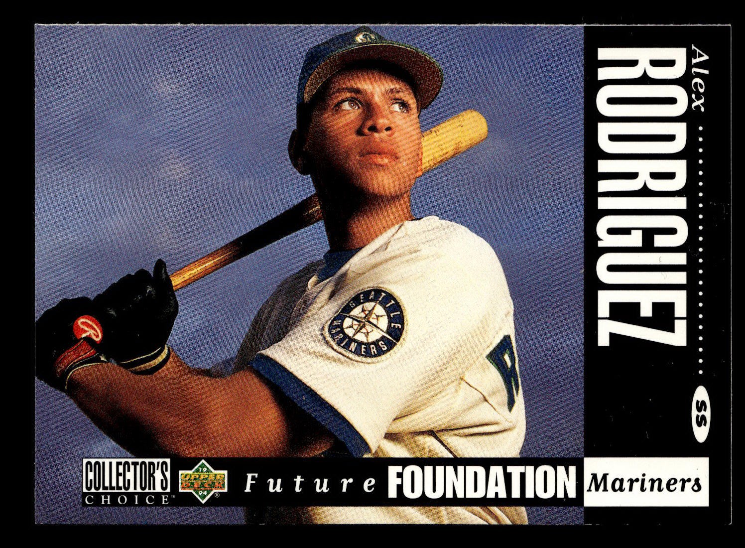 1994 Collector's Choice #647 Alex Rodriguez Rookie Seattle Mariners