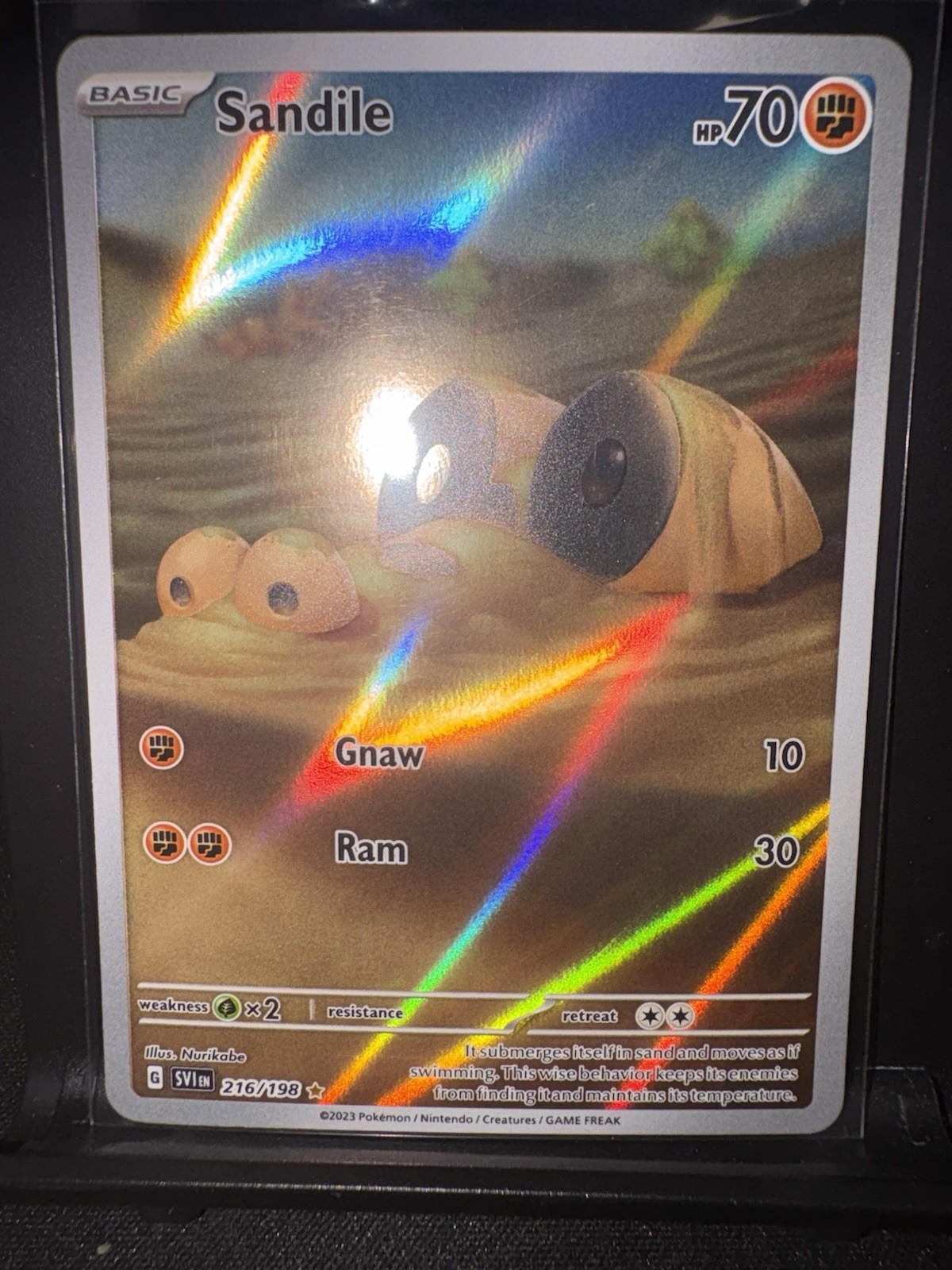 Sandile (Pokemon Scarlet & Violet) 216 Near Mint