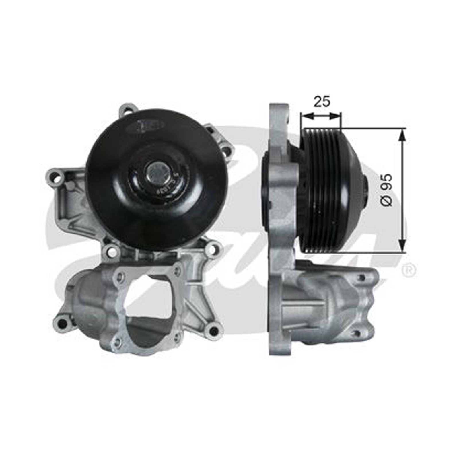 Gates WP0121 Water Pump - Image 14