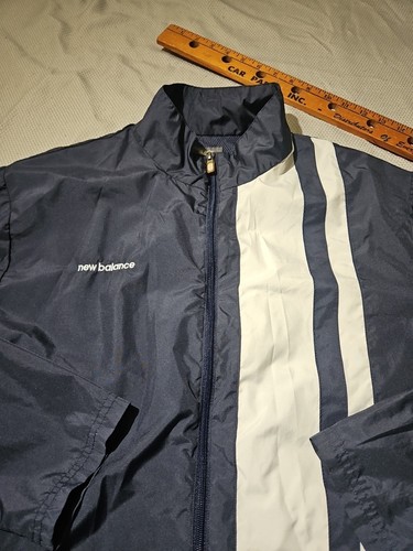New Balance Track Suit Mens Jacket Large Pants Medium Blue Active Jogger Set - Picture 3 of 24