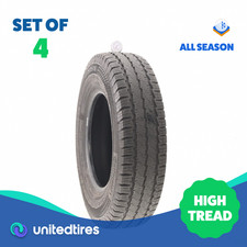 Set Of 4 Used Lt 21585r16 Continental Vancontact As 115112q - 8.532