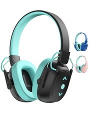 Bluetooth 6.0 Kids Ear Defenders 80H Battery - SNR 29dB Noise Black