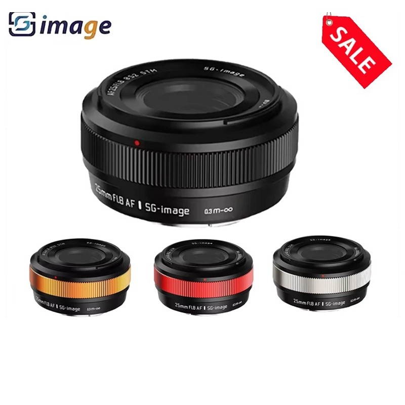 SGimage AF 25mm F1.8 APS-C Camera Lens Standard Auto Focus For