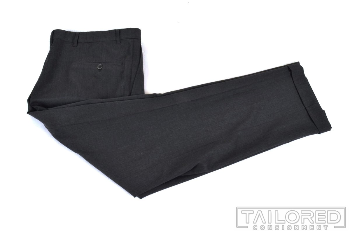 BROOKS BROTHERS Madison Solid Gray 100percent Wool Jacket Pants SUIT Mens - 39 R image 7
