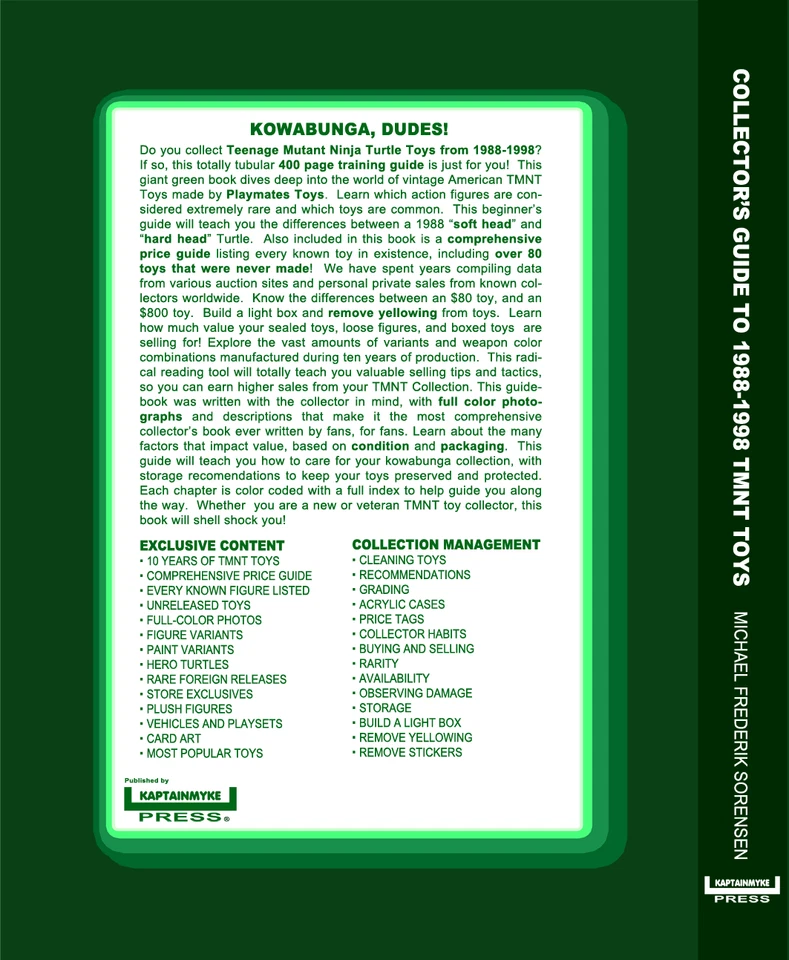 Collector's Guide to 1988-1998 TMNT Toys: A Beginner's Guide (Edición de tapa dura) Foto 2 de 4