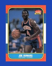 1986-87 Fleer Set-Break # 27 Joe Dumars NM-MT OR BETTER *GMCARDS*