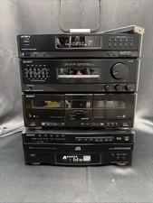 SONY LBT-D107R / CDP-C322M stereo compatto doppia cassetta / 5 CD