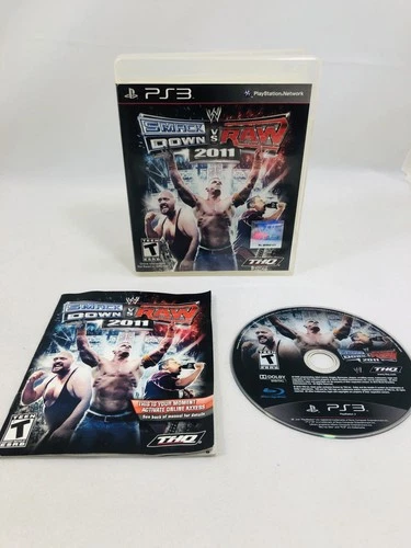 WWE SmackDown vs Raw 2011 PS3 Playstation 3 Complete With Manual Clean Disc